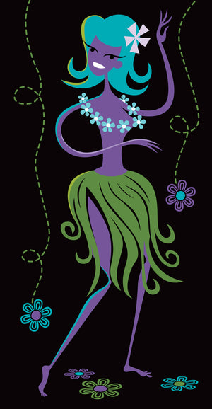 "Hula Power 2" Fine Art Print | Shag (Josh Agle) | The Shag Store