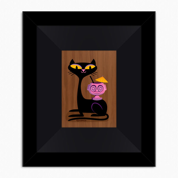 "Black Velvet" Fine Art Print on Wood | "The Intoxicats" Series
