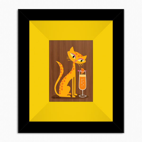 "Mimosa" Fine Art Print on Wood | "The Intoxicats" Series