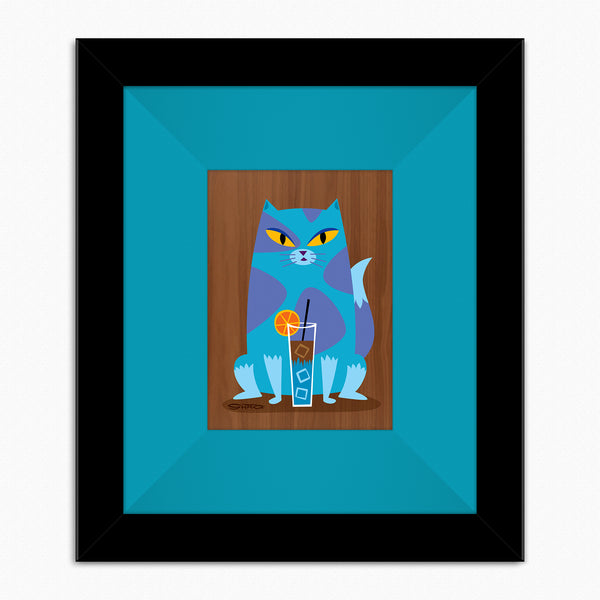 "Seabottom" Fine Art Print on Wood | "The Intoxicats" Series