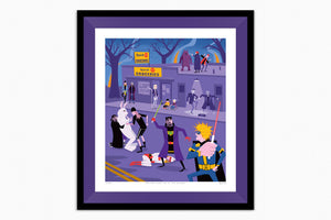 "Jay & Silent Bob vs Time & Space" Fine Art Print | Signed by Kevin Smith, Jason Mewes, & Shag