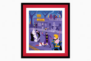 "Jay & Silent Bob vs Time & Space" Fine Art Print | Signed by Kevin Smith, Jason Mewes, & Shag