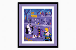 "Jay & Silent Bob vs Time & Space" Fine Art Print | Signed by Kevin Smith, Jason Mewes, & Shag