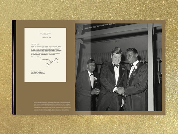 "NAT KING COLE: STARDUST" Limited Edition Hardcover Book in Clamshell Case | Book Interior
