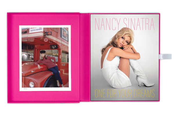 "NANCY SINATRA: ONE FOR YOUR DREAMS" Collector's Edition | Pink Clamshell Case | Nancy Sinatra Photo