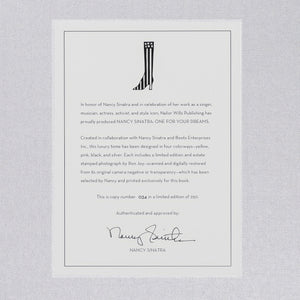 "NANCY SINATRA: ONE FOR YOUR DREAMS" Collector's Edition | Silver Clamshell Case | COA