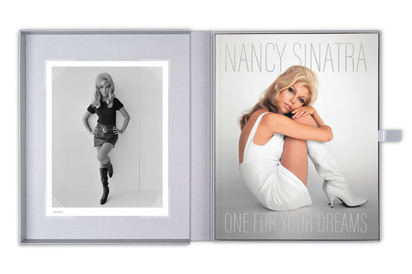 "NANCY SINATRA: ONE FOR YOUR DREAMS" Collector's Edition | Silver Clamshell Case | Nancy Sinatra Photo