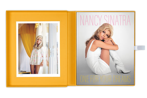 "NANCY SINATRA: ONE FOR YOUR DREAMS" Collector's Edition | Yellow Clamshell Case | Nancy Sinatra Photo