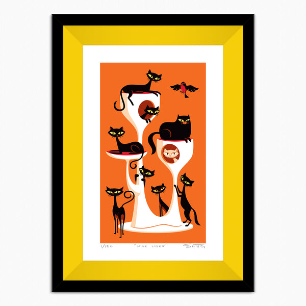 "Nine Lives" Fine Art Print