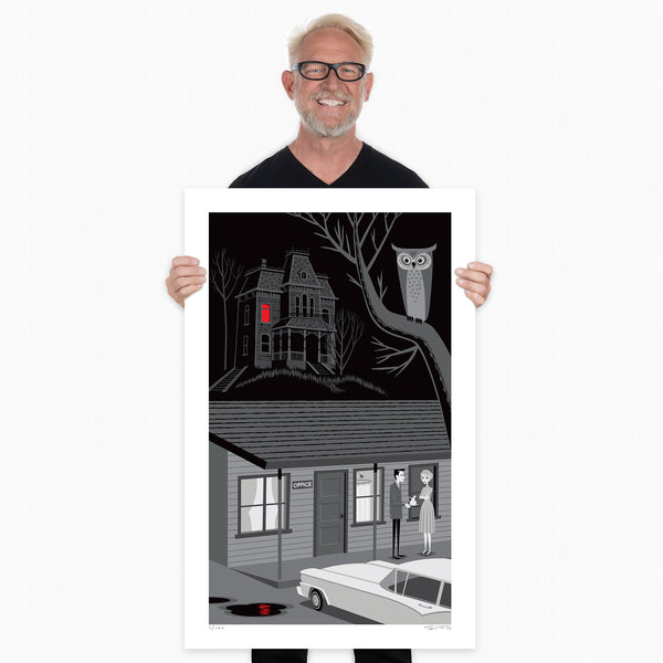 "12 Vacancies" Fine Art Print | Alfred Hitchcock's "Psycho" | 65th Anniversary Tribute