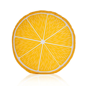 "Lemon Slice" Shag Throw Pillow | Lemon Slice Side | Shag (Josh Agle) | The Shag Store