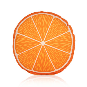"Orange Slice" Shag Throw Pillow | Orange Slice Side | Shag (Josh Agle) | The Shag Store