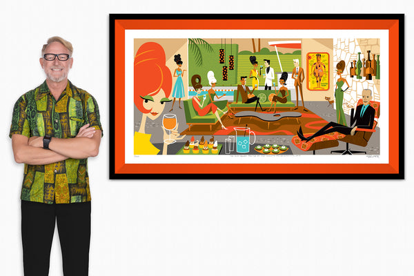 “The First Annual Meeting of the Society for Architectural Hair” Fine Art Print