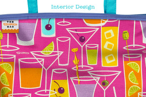 "Cocktail Country" Tote Bag | Interior Liner | Shag (Josh Agle) | The Shag Store