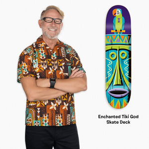 Shag's "Tiki God" Fine Art Skateboard Decks