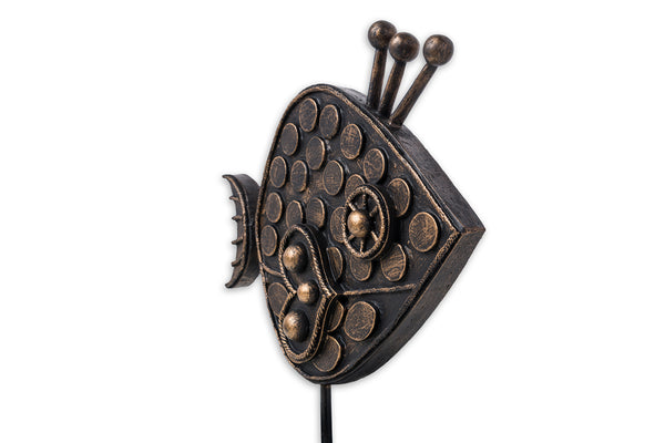 "Bronze Fins" Three Sculpture Set | Small Spadefish | Shag (Josh Agle) | The Shag Store