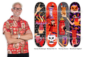Shag's Fine Art Skateboard Decks | "Heavy Metal" Edition with Shag (Josh Agle) | SDCC 2025 | The Shag Store