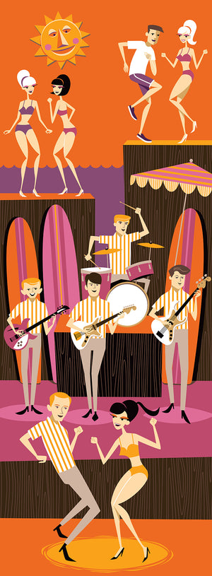 "Inside, Outside USA" Fine Art Print | Shag (Josh Agle) | The Shag Store