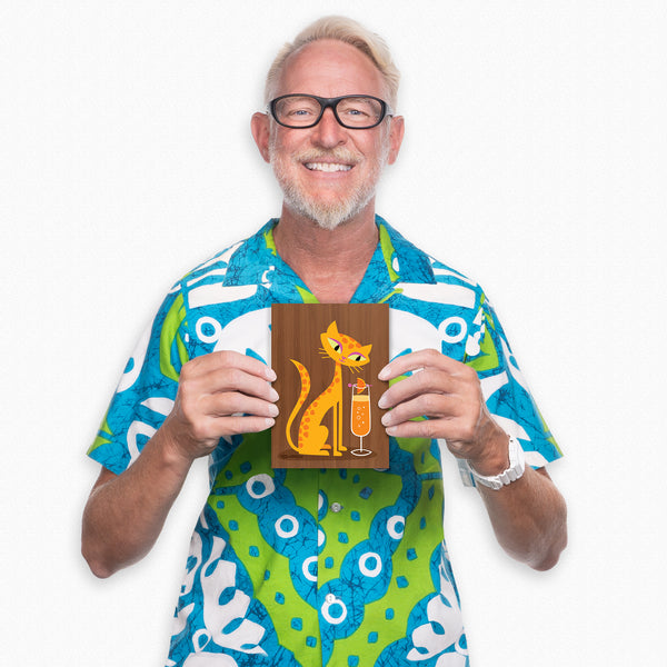 "Mimosa" Fine Art Print on Wood | "The Intoxicats" Series