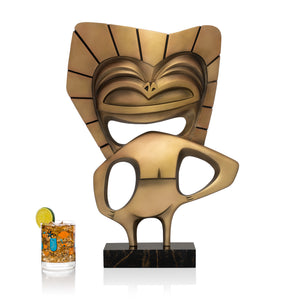 "Ku-Kua" Cold Cast Bronze Sculpture Packaging | Shag (Josh Agle) | The Shag Store (Front 2)