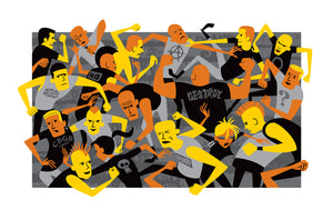 "Live from the Pit" Fine Art Print | Shag (Josh Agle) | The Shag Store