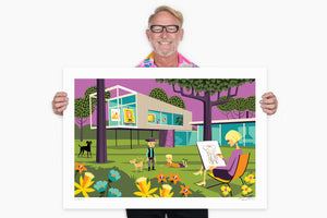 "Mary Blair, Beyond Compare" Fine Art Print with Shag (Josh Agle) | The Shag Store