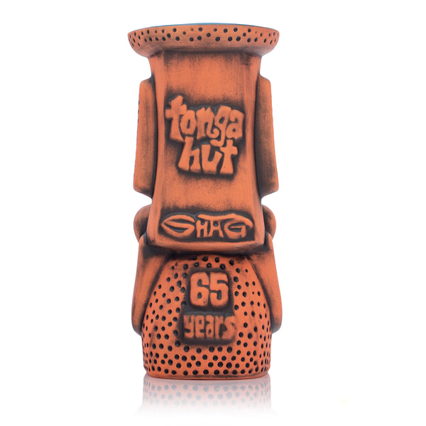 "The Cool Drooler" Tiki Mug & Fine Art Print | "Shag Store" Orange Edition | Tonga Hut's 65th Anniversary Mug