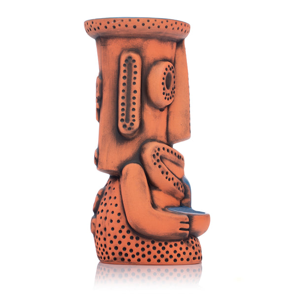 "The Cool Drooler" Tiki Mug & Fine Art Print | "Shag Store" Orange Edition | Tonga Hut's 65th Anniversary Mug