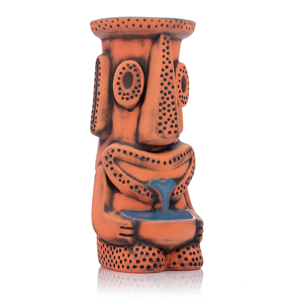 "The Cool Drooler" Tiki Mug & Fine Art Print | "Shag Store" Orange Edition | Tonga Hut's 65th Anniversary Mug