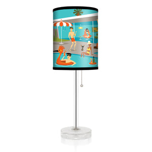 "Palm Springs Pool Party" Table Lamp | Shag (Josh Agle) | The Shag Store | Shade 2