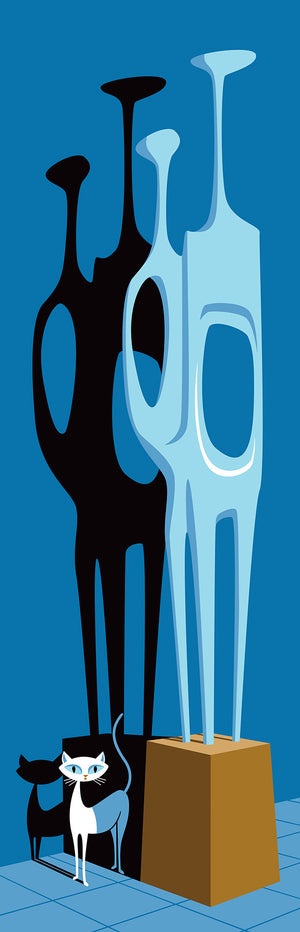 "Shadow World" Fine Art Print | Shag (Josh Agle) | The Shag Store