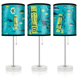"Spearfisher" Table Lamp | Shag (Josh Agle) | The Shag Store | Full Shade View