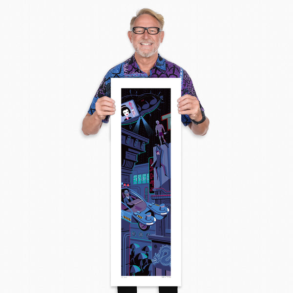 "Tears in the Rain" Fine Art Print with Shag (Josh Agle) | Ridley Scott's "Blade Runner" | The Shag Store