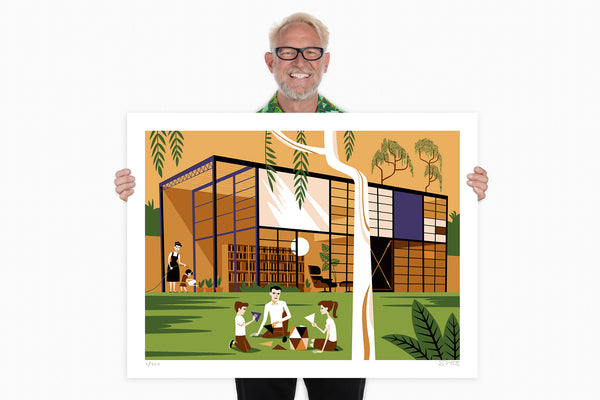 "The Third Generation" Fine Art Print | The Eames House