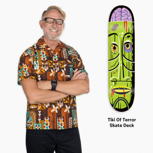 Shag's "Tiki God" Fine Art Skateboard Decks