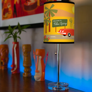 "Welcome to Palm Springs" Table Lamp | Shag (Josh Agle) | The Shag Store (House/Shade 1)