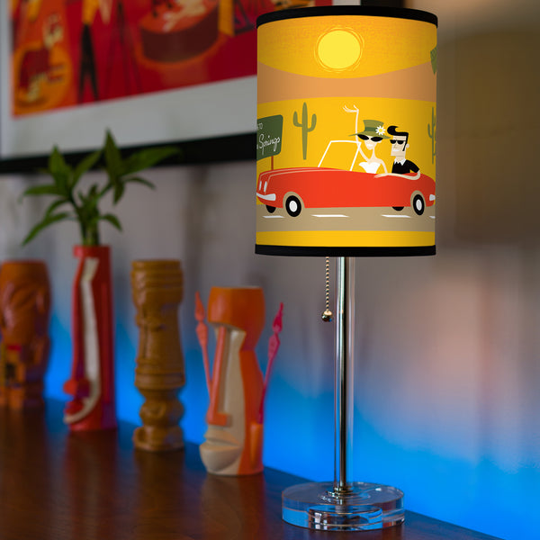 "Welcome to Palm Springs" Table Lamp