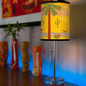 "Welcome to Palm Springs" Table Lamp | Shag (Josh Agle) | The Shag Store (House/Shade 3)