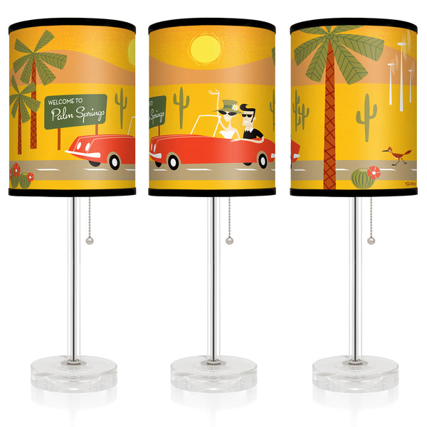 "Welcome to Palm Springs" Table Lamp
