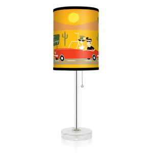 "Welcome to Palm Springs" Table Lamp | Shag (Josh Agle) | The Shag Store (Shade 2)