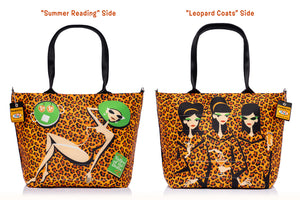 "Leopard Print" Streamline Seatbelt Tote Bag | Shag X Harveys