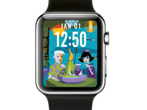 "Tropika" Shag iWatch Wallpaper |  Shag (Josh Agle) | The Shag Store