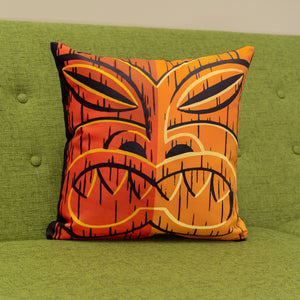 Orange Tiki Pillow | Shag (Josh Agle) | The Shag Store (Couch)