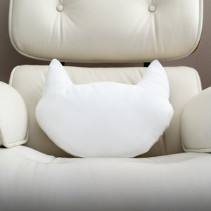 "White Cat" Throw Pillow | Shag (Josh Agle) | The Shag Store (Chair Back Sqaure)