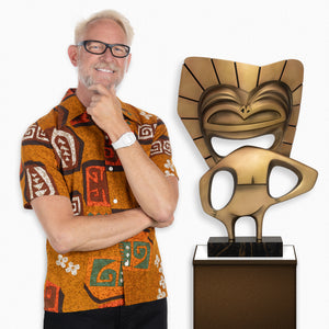 "Ku-Kua" Cold Cast Bronze Sculpture with Shag (Josh Agle) | The Shag Store