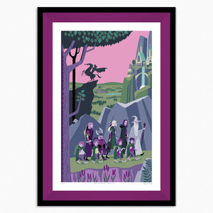 "Southward Bound" Framed Fine Art Print | Shag (Josh Agle) | Berry Liner | The Shag Store