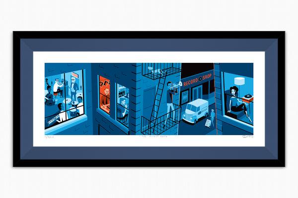 "The Bluest Note" Fine Art Print | 85th Anniversary of Blue Note Records