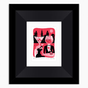 "The Cosmopolitans" Framed Fine Art Print | Shag (Josh Agle) | Black Liner | The Shag Store