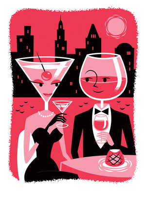 "The Cosmopolitans" Fine Art Print | Shag (Josh Agle) | The Shag Store
