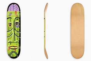 Shag's "Tiki God" Fine Art Skateboard Decks